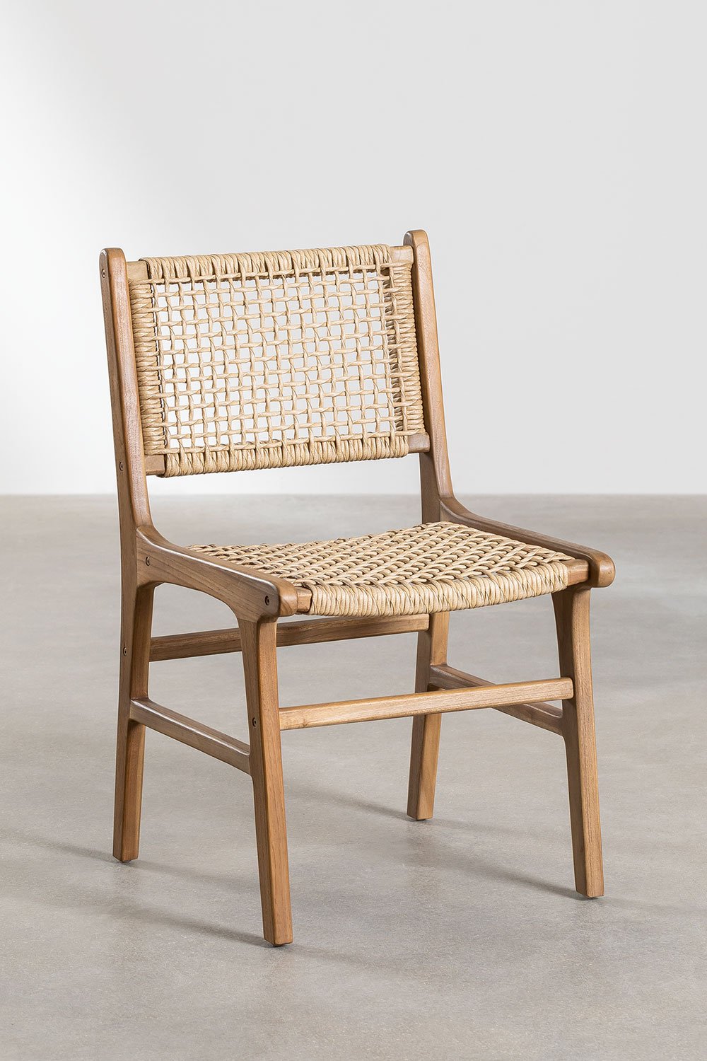 Sedia da pranzo in legno di teak Malmo
