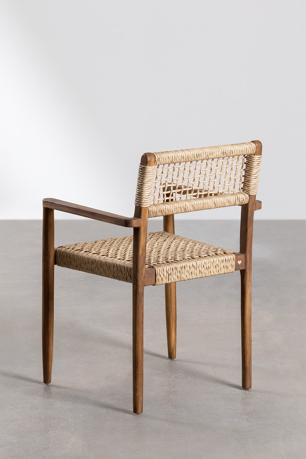 Sedia da pranzo in legno di teak Orebro