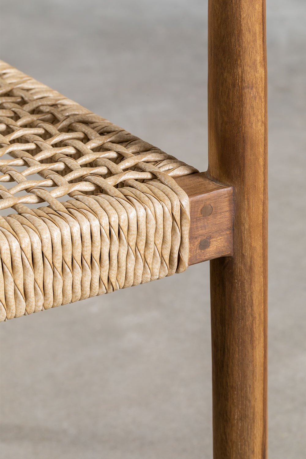 Sedia da pranzo in legno di teak Orebro