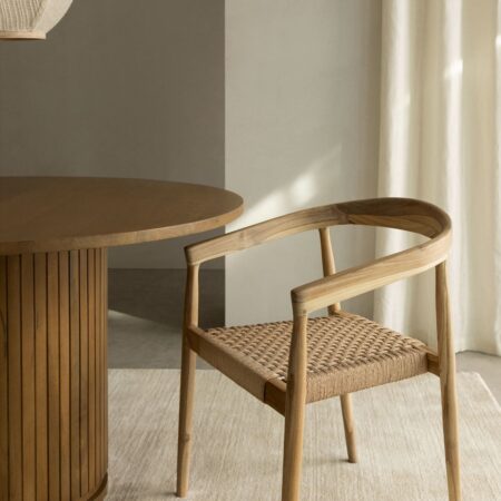 Sedia da pranzo Visby Design in legno di teak