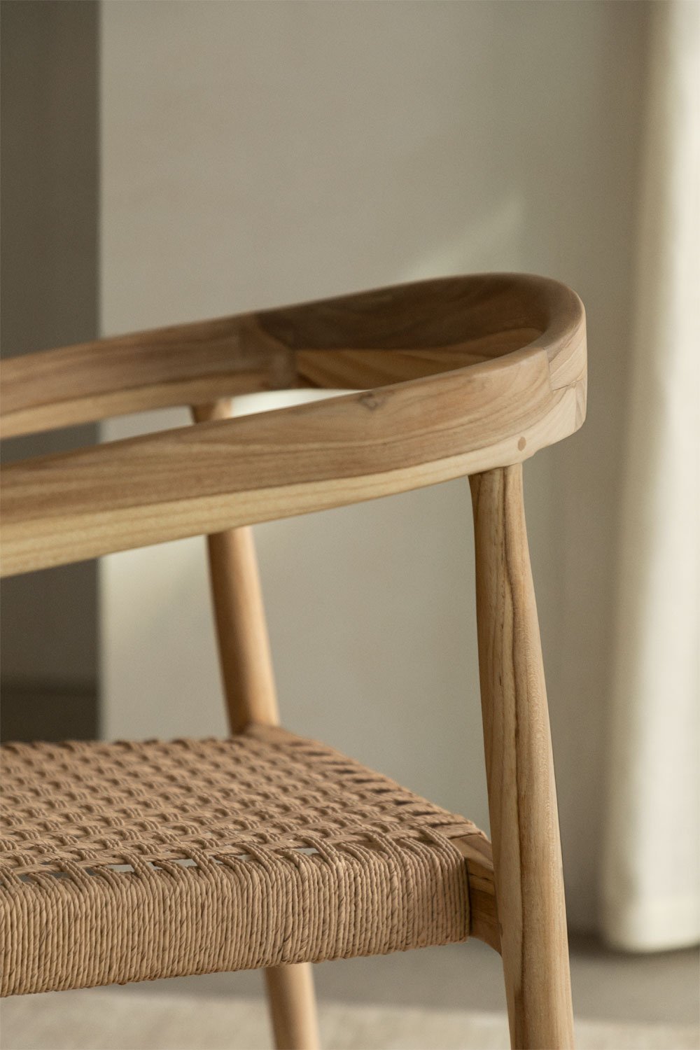 Sedia da pranzo Visby Design in legno di teak