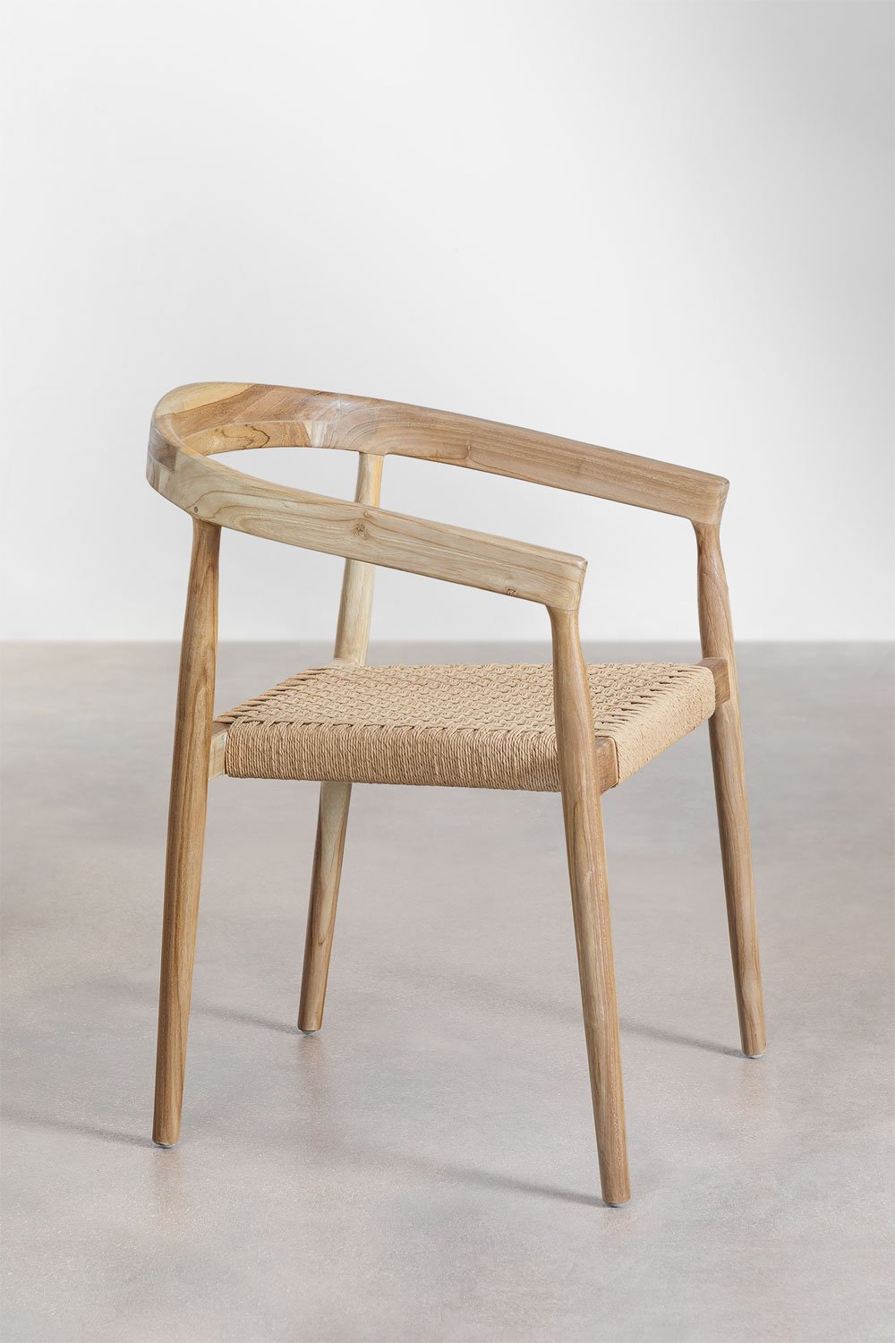 Sedia da pranzo Visby Design in legno di teak