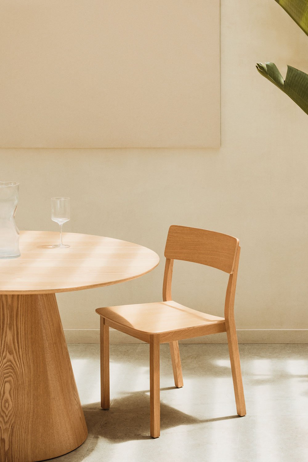 Sedia da pranzo in legno Umber
