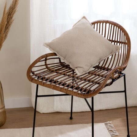 Sedia da pranzo in rattan Nesse