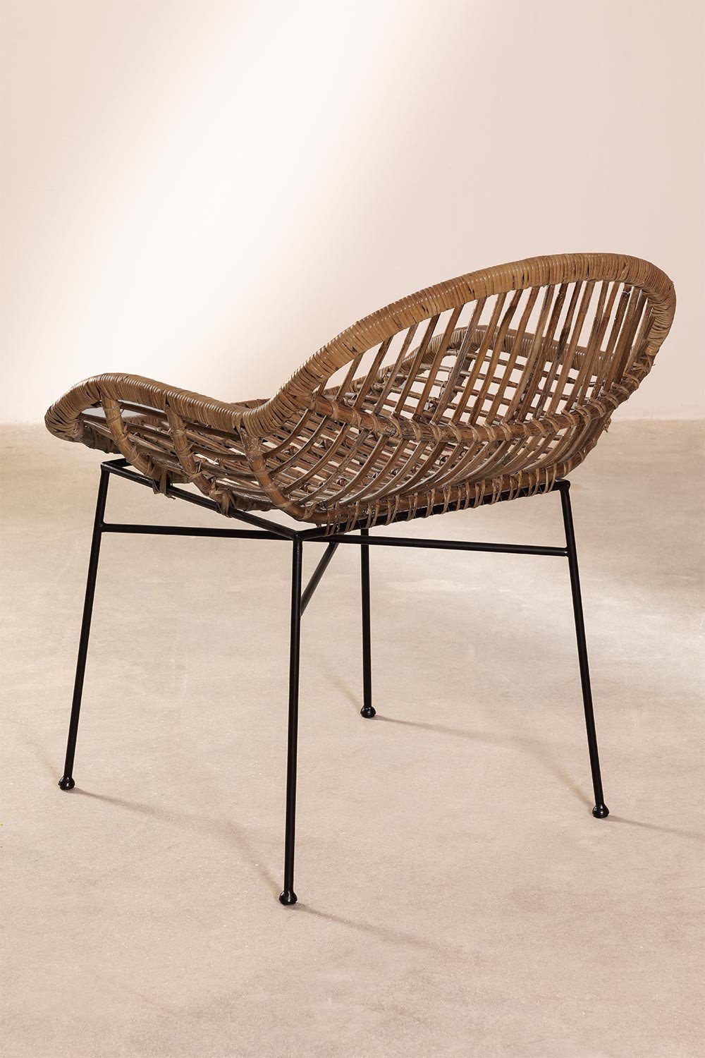 Sedia da pranzo in rattan Nesse