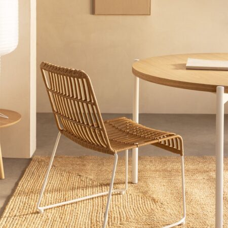Sedia da pranzo in rattan sintetico Aroa