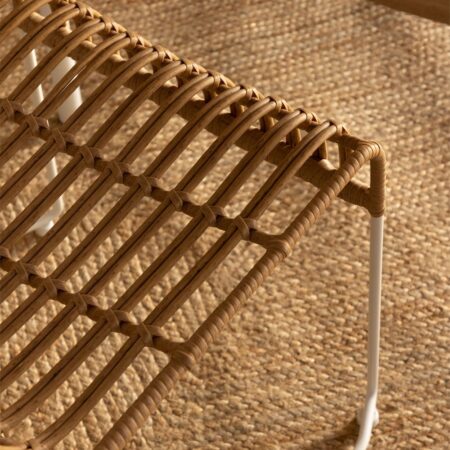 Sedia da pranzo in rattan sintetico Aroa