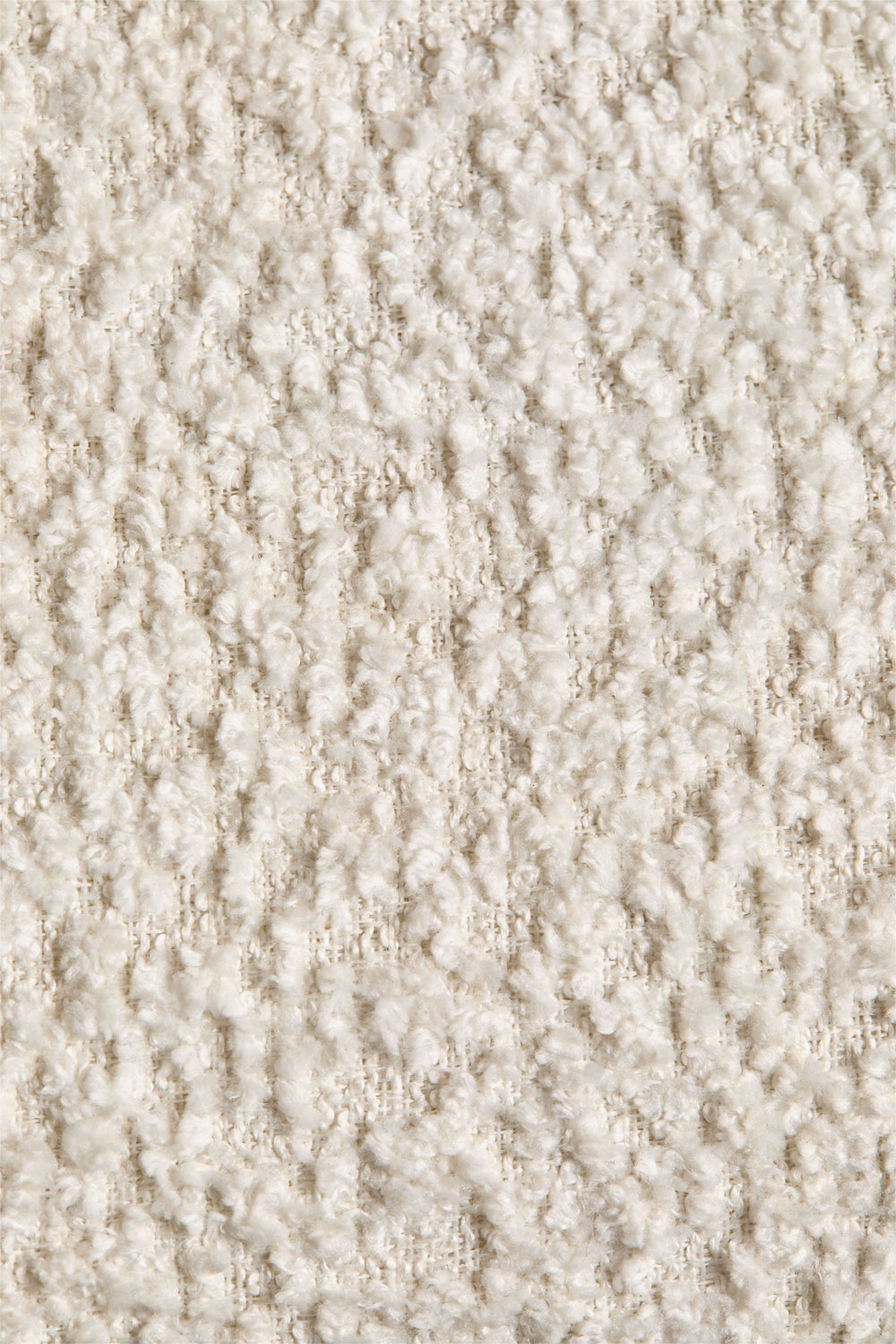 Sedia da pranzo in rovere e bouclé Mara Signature