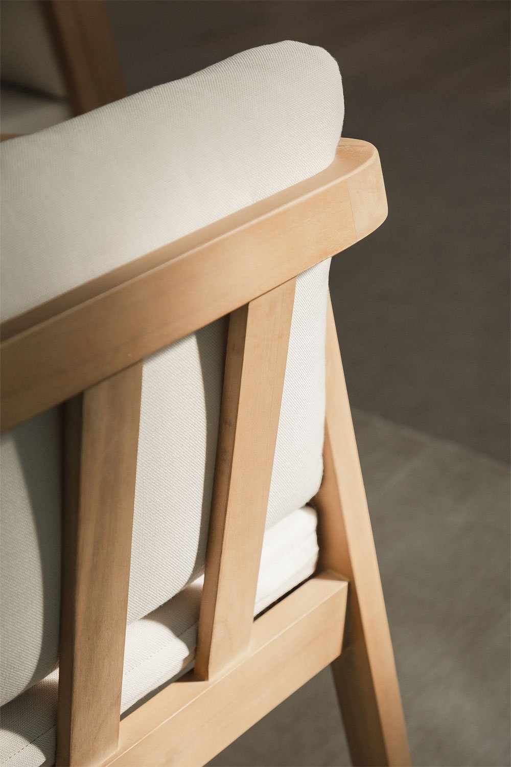 Sedia da pranzo in legno di acacia Kaela