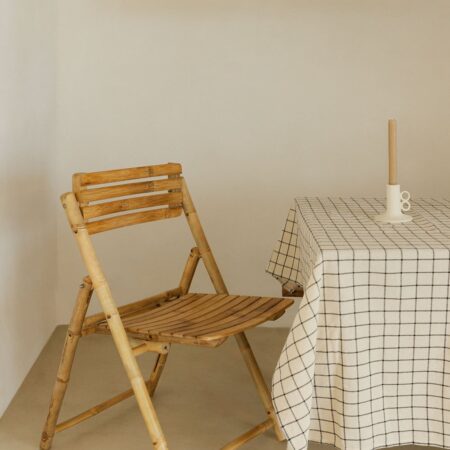 Sedia da pranzo pieghevole in bambù Nelida