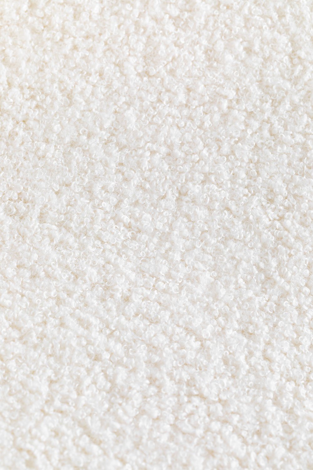 Sedia da pranzo imbottita in tessuto bouclé Fior