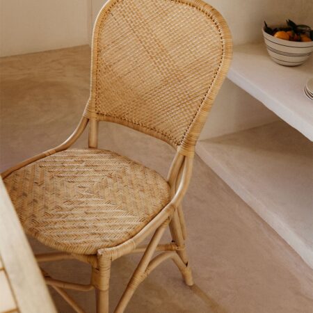 Sedia da pranzo in rattan Zariel
