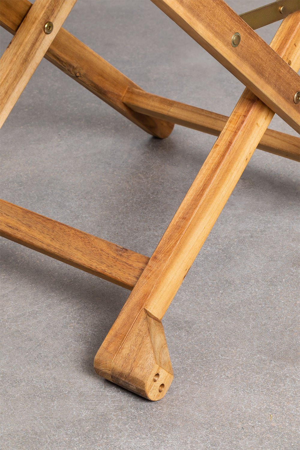 Sedia da regista pieghevole in legno da giardino Ridley