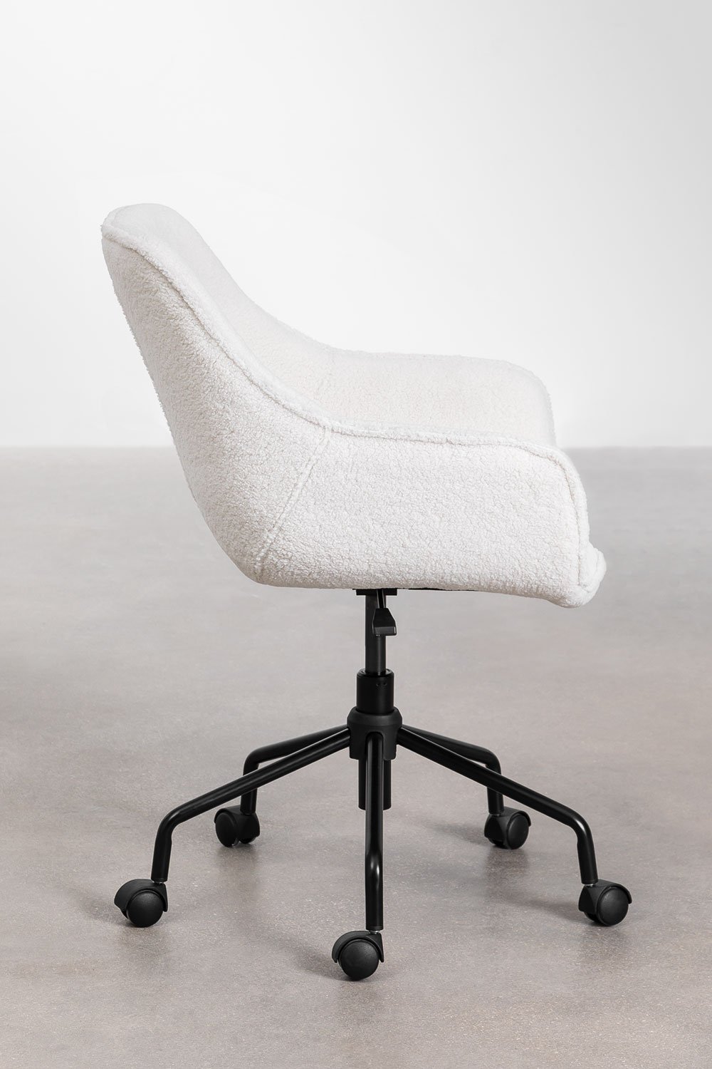 Sedia da scrivania in chenille Lucy