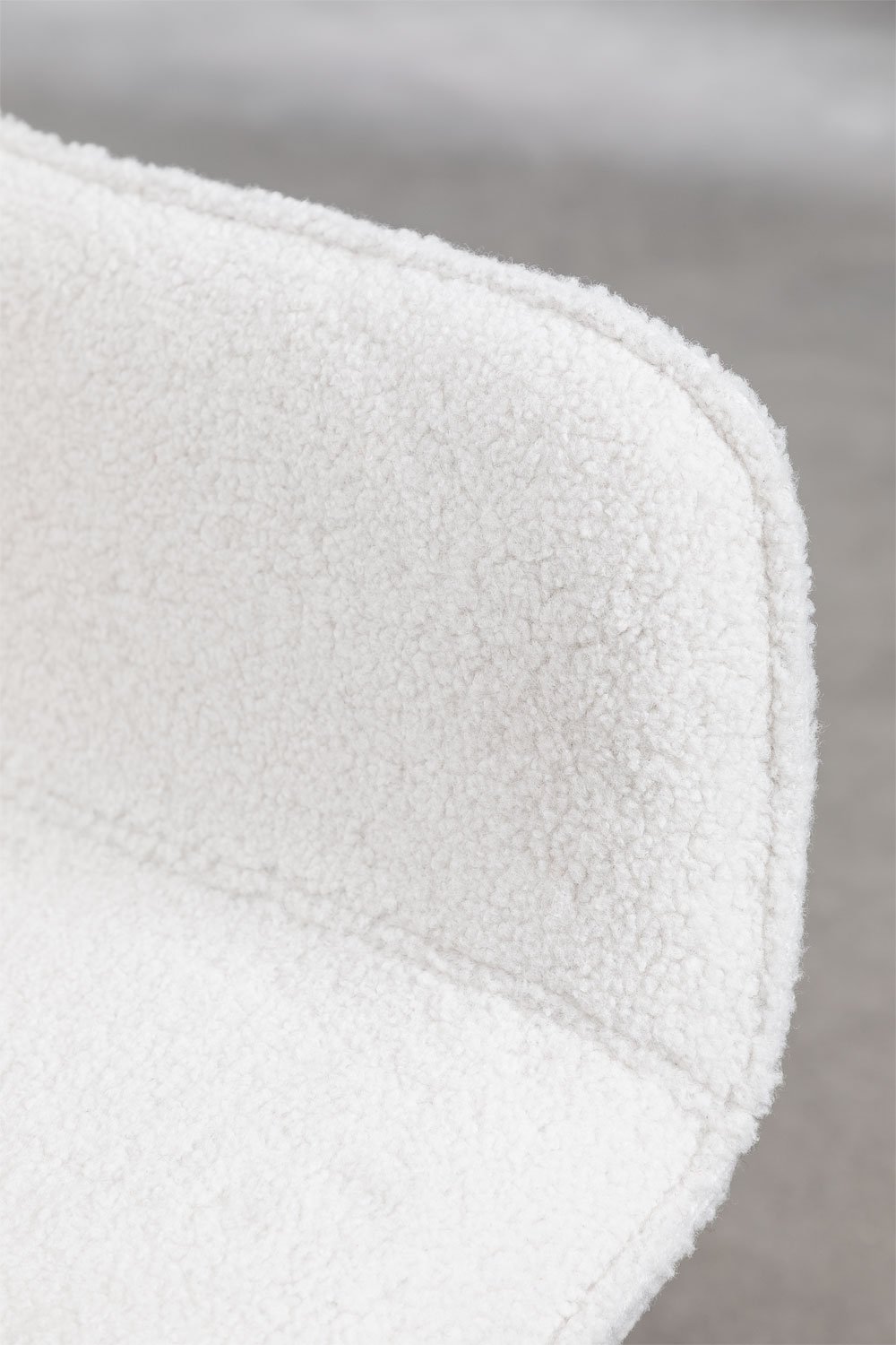 Sedia da scrivania in chenille Lucy