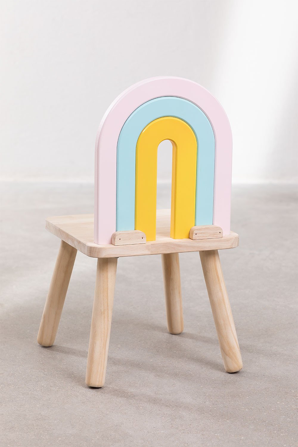 Sedia in legno Mini Rainbow Kids