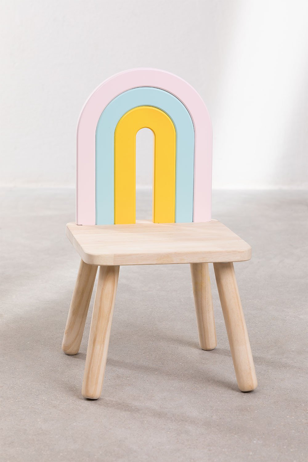 Sedia in legno Mini Rainbow Kids