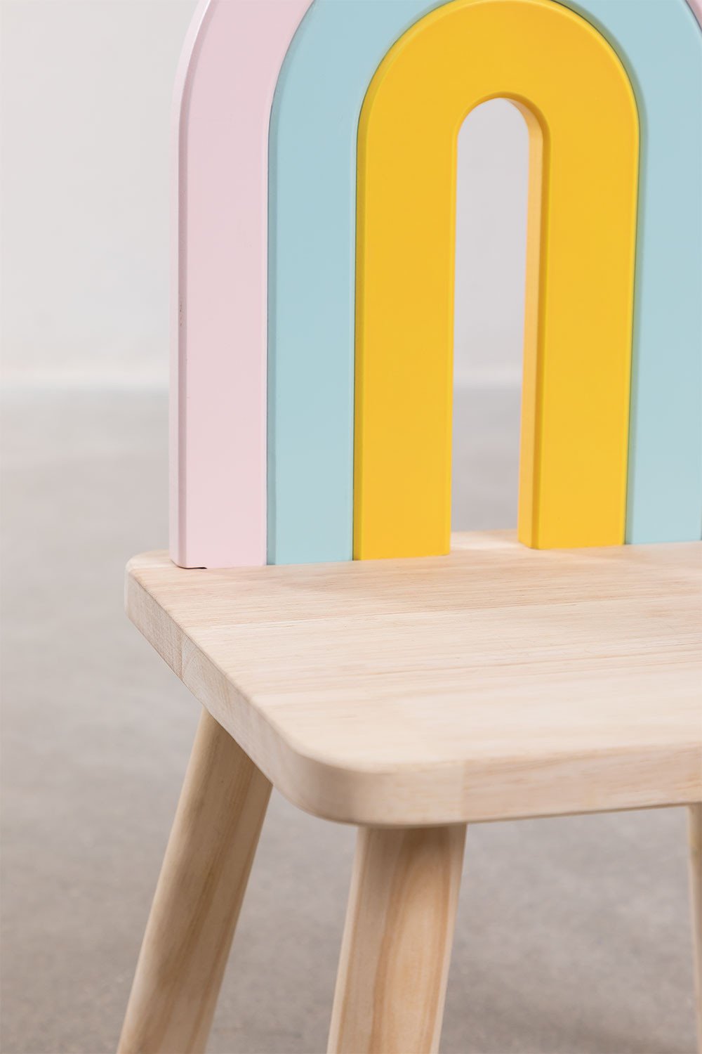 Sedia in legno Mini Rainbow Kids