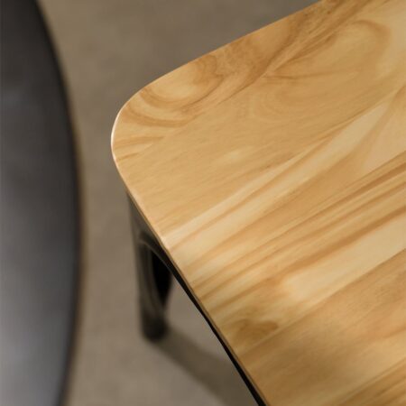 Sedia da pranzo impilabile Lix Madera