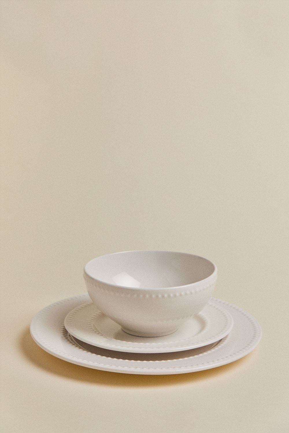 Servizio da tavola in new bone China da 12 pezzi Borela