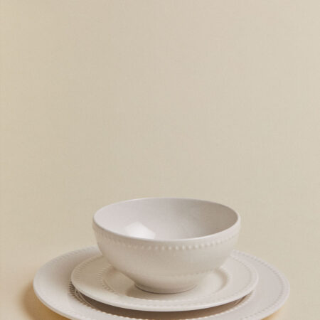 Servizio da tavola in new bone China da 12 pezzi Borela