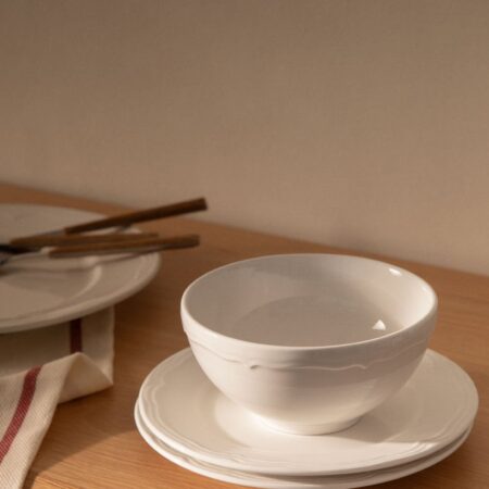 Servizio da tavola in new bone China da 12 pezzi Oritia
