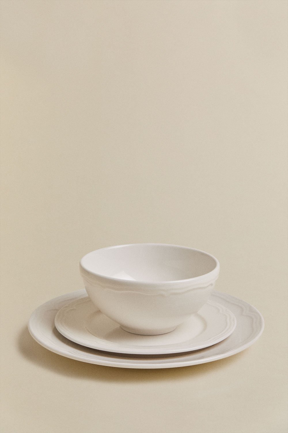Servizio da tavola in new bone China da 12 pezzi Oritia