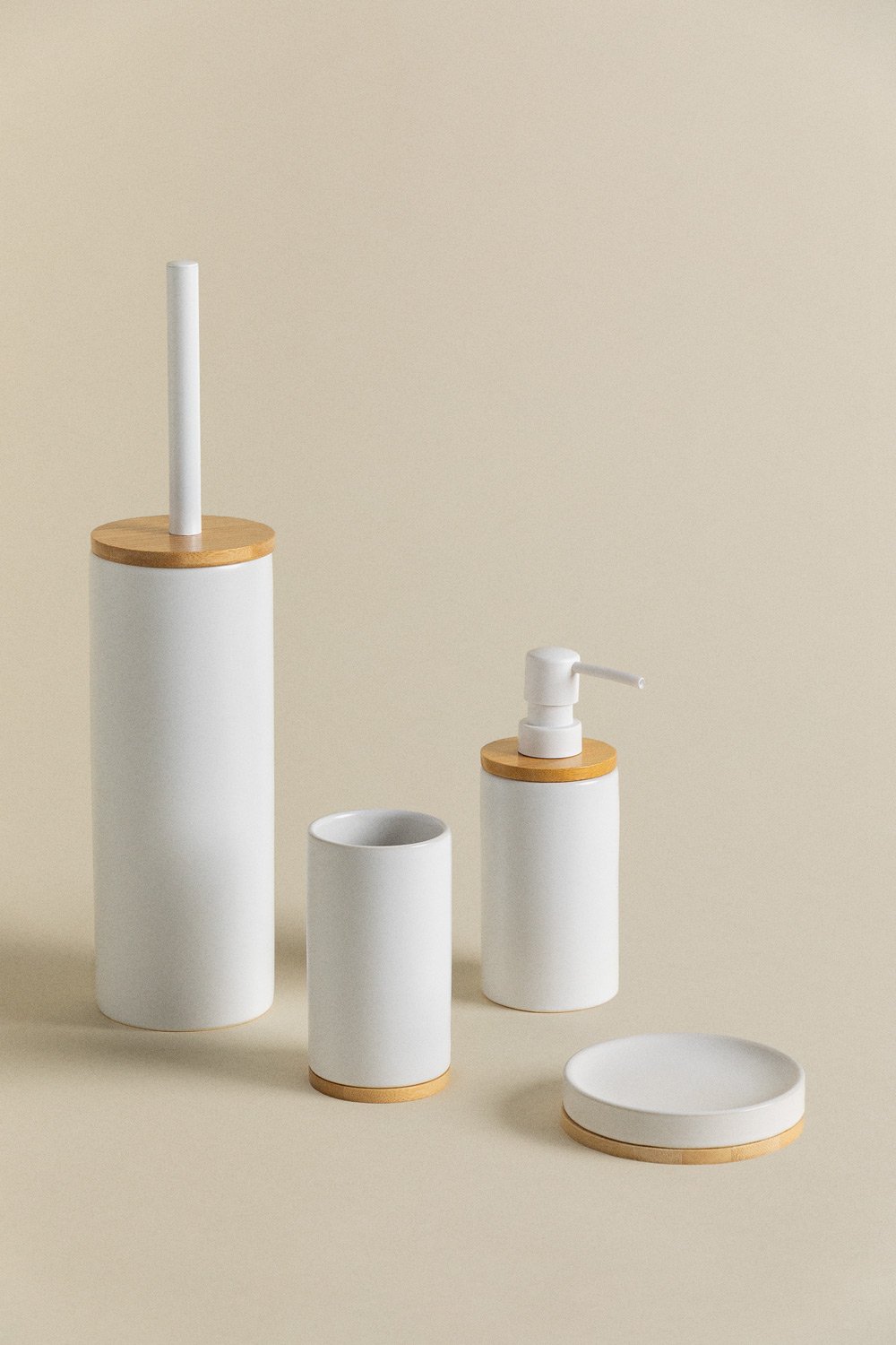 Set da bagno in bambù Elvan