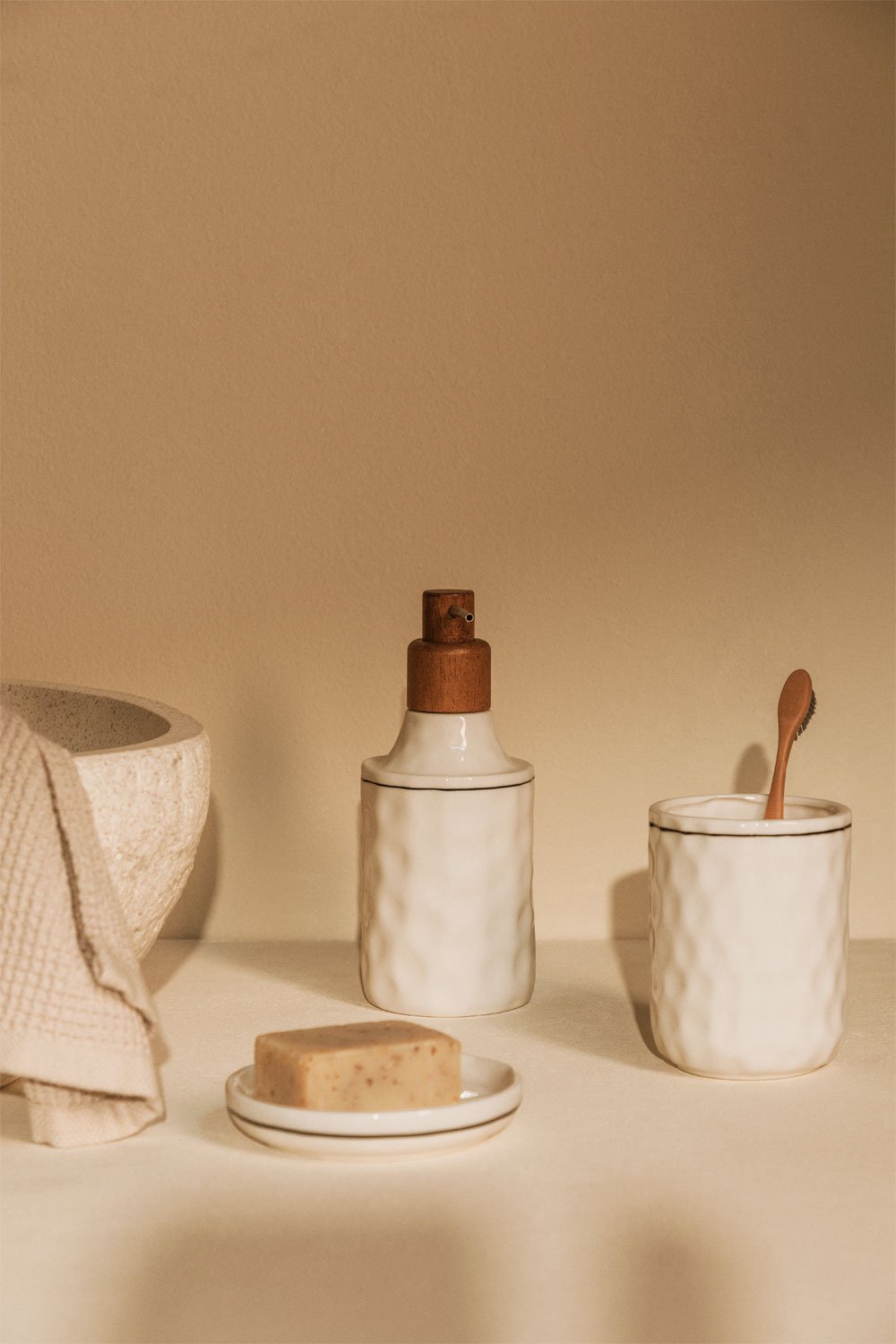 Set da bagno in gres Arauzo