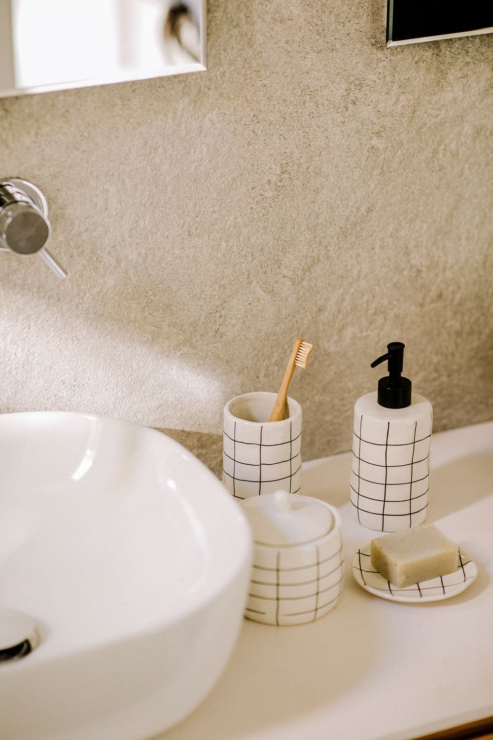 Set da bagno in gres Yolven