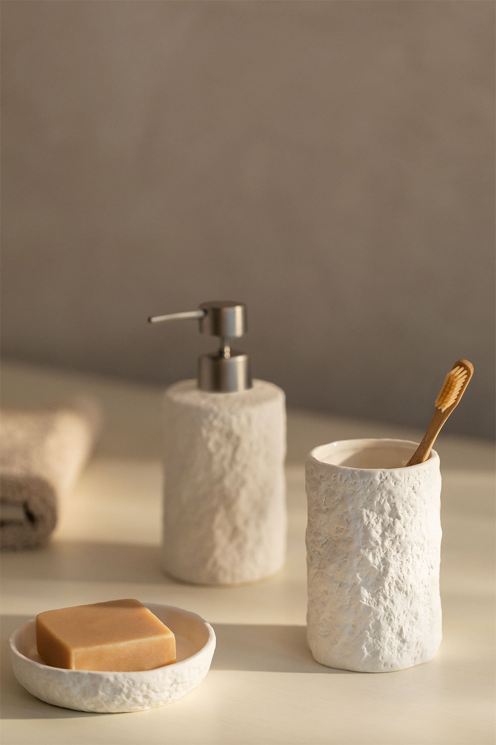 Set da bagno in gres Zolave