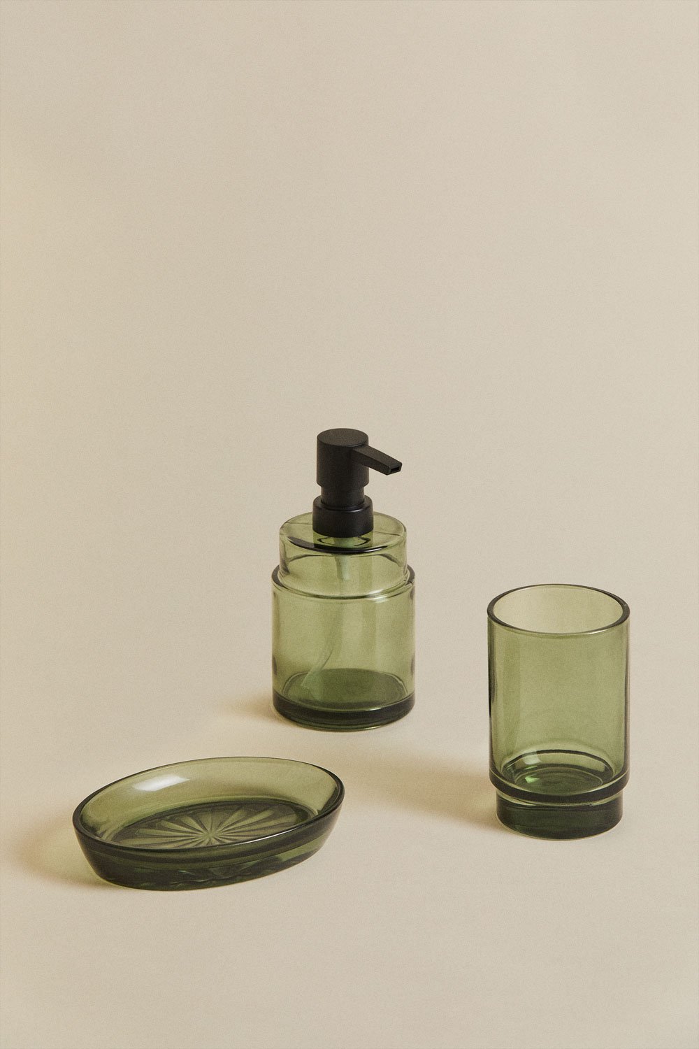 Set da bagno in vetro Helmont
