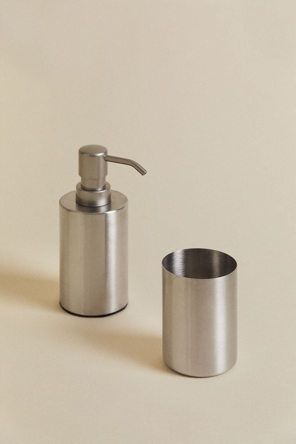 Set da bagno Valdio in acciaio inossidabile
