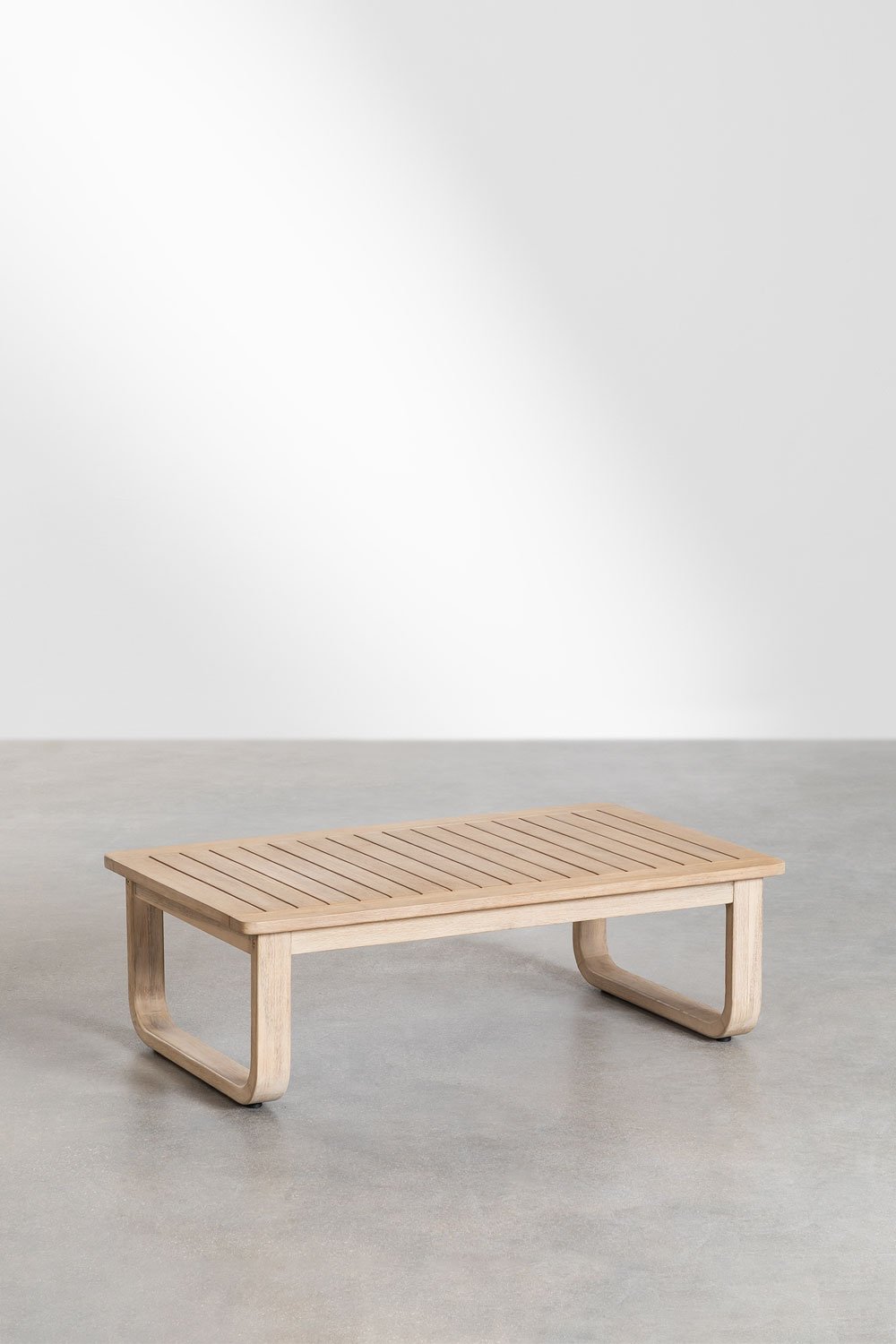 Set da giardino con divano 3 posti e tavolino in legno di acacia di Dunein