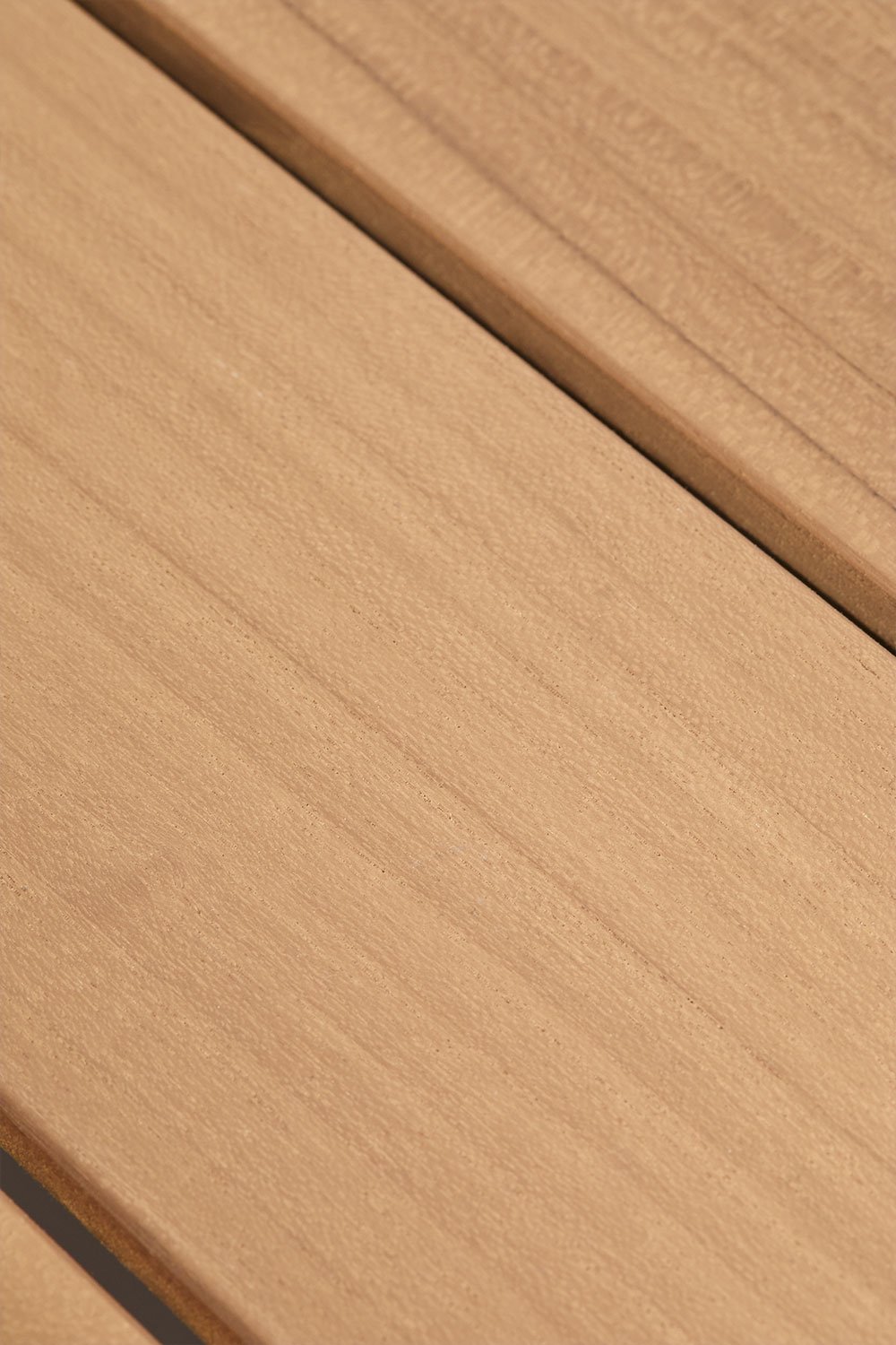 Set da giardino con divano angolare 5 posti e tavolino in alluminio e legno di teak Yarilo