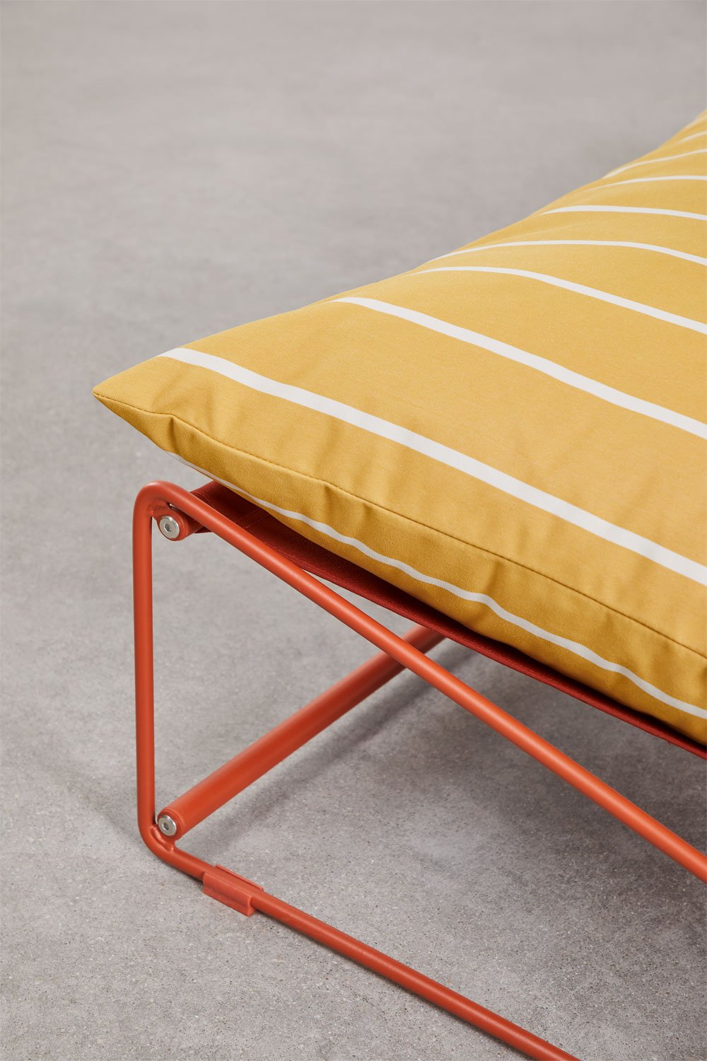 Divano modulare da giardino a 3 pezzi e pouf convertibile Amaro