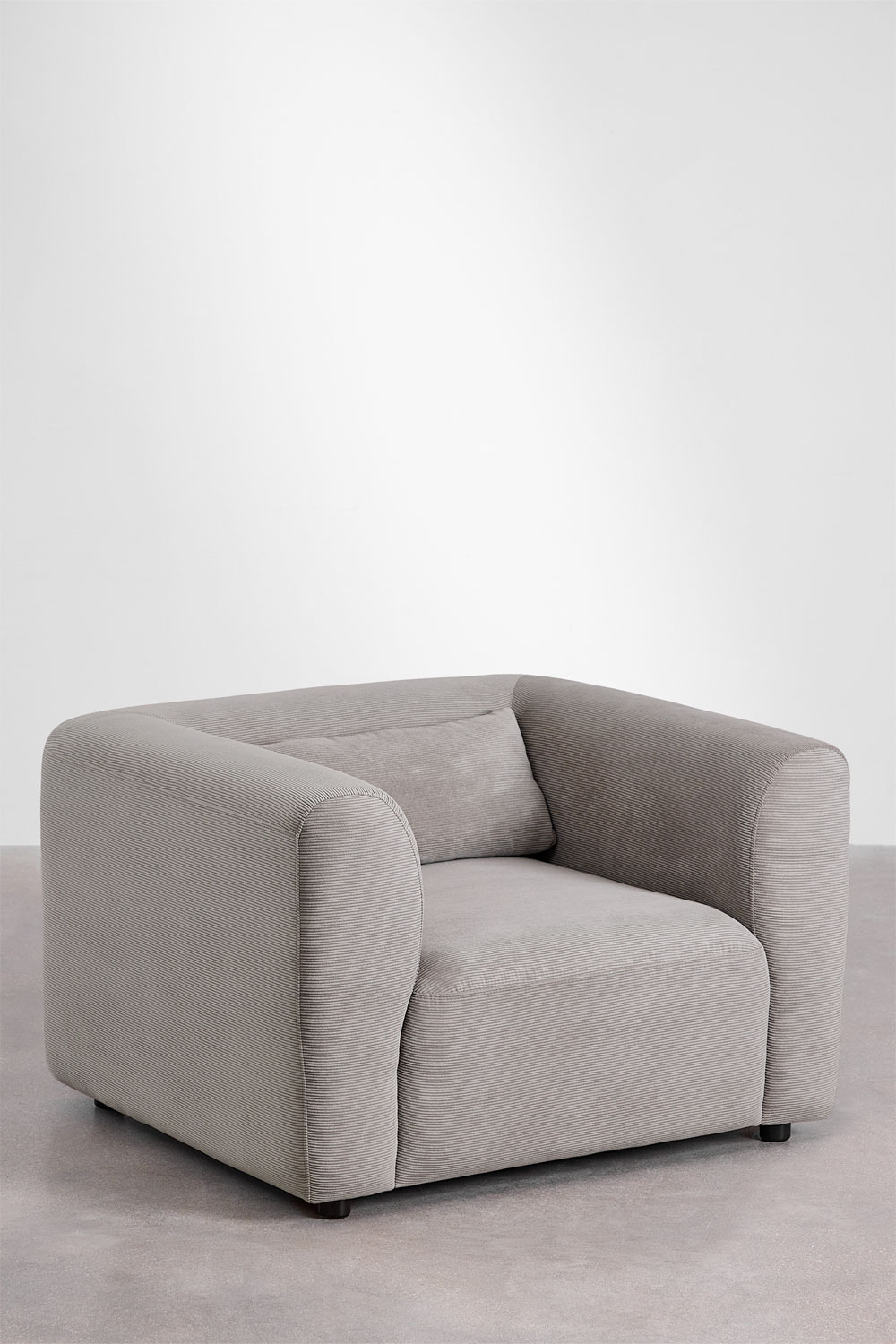 Set da soggiorno composto da 2 poltrone e 2 pouf Fogler
