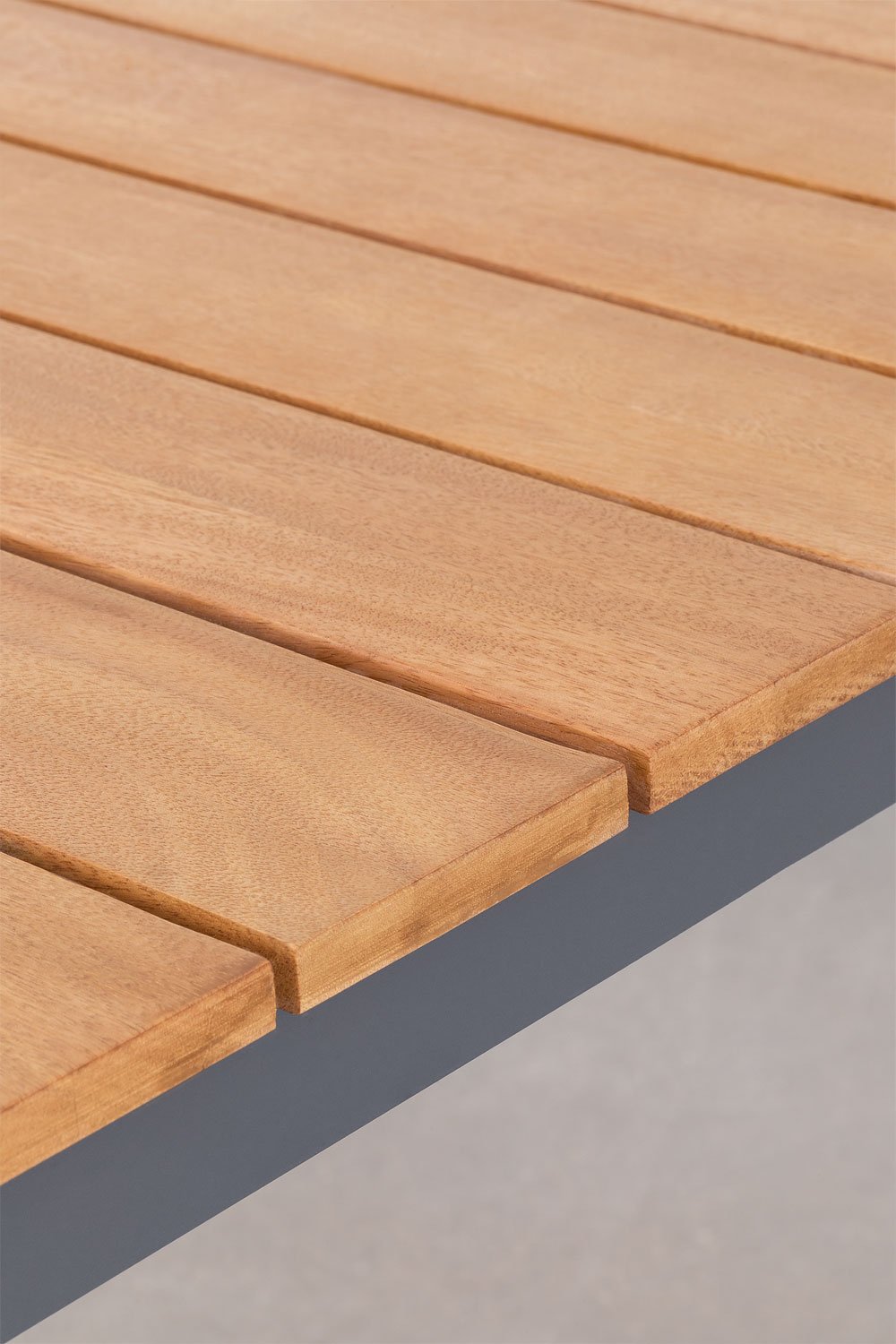 Set tavolo quadrato (90x90 cm) e 4 sedie da giardino Archer