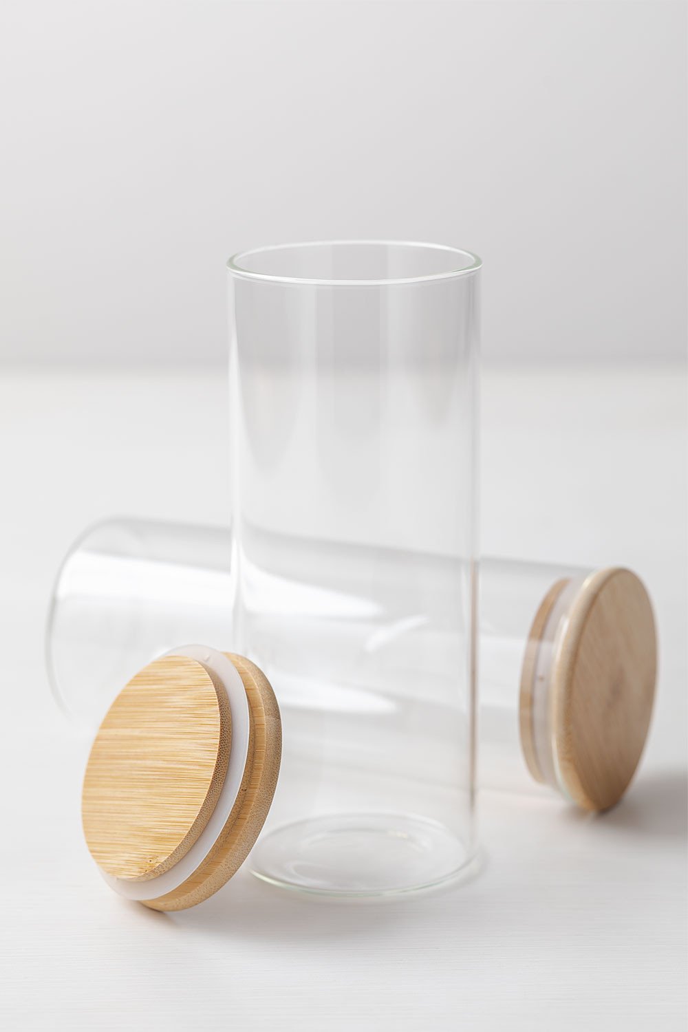Set di 2 barattoli in vetro (Ø8,2 cm) Seyne