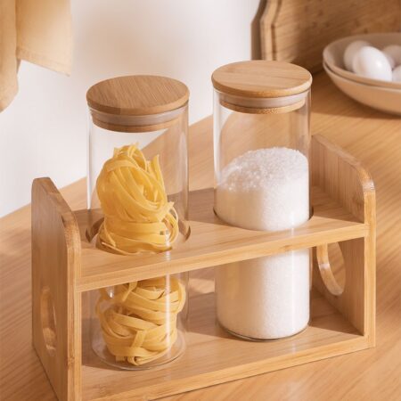 Set di 2 barattoli in vetro (Ø8,2 cm) Seyne