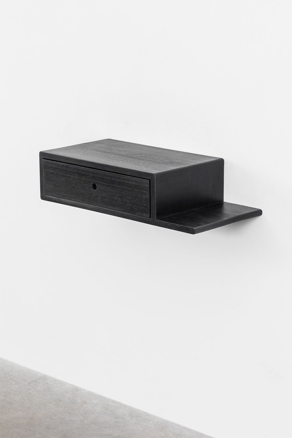 Set di 2 comodini da parete in legno Harald