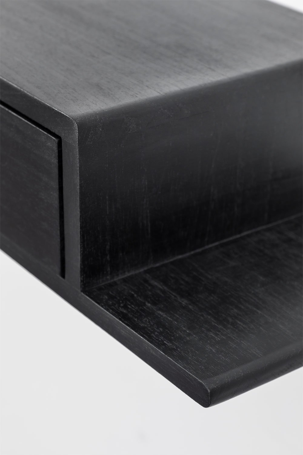 Set di 2 comodini da parete in legno Harald