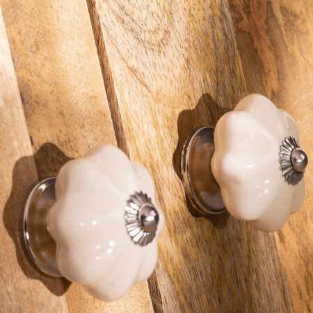 Set di 2 pomelli in ceramica Tova