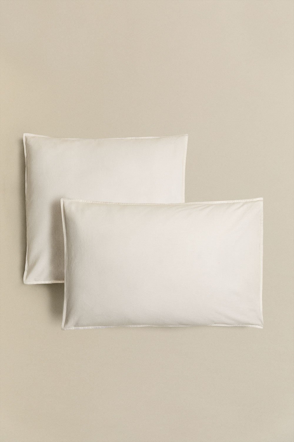 Set di 2 federe in lino Sorana da 160 gr/m²