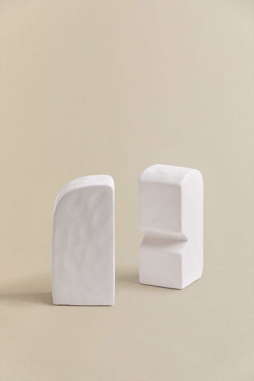 Set di 2 fermalibri in cemento Adler