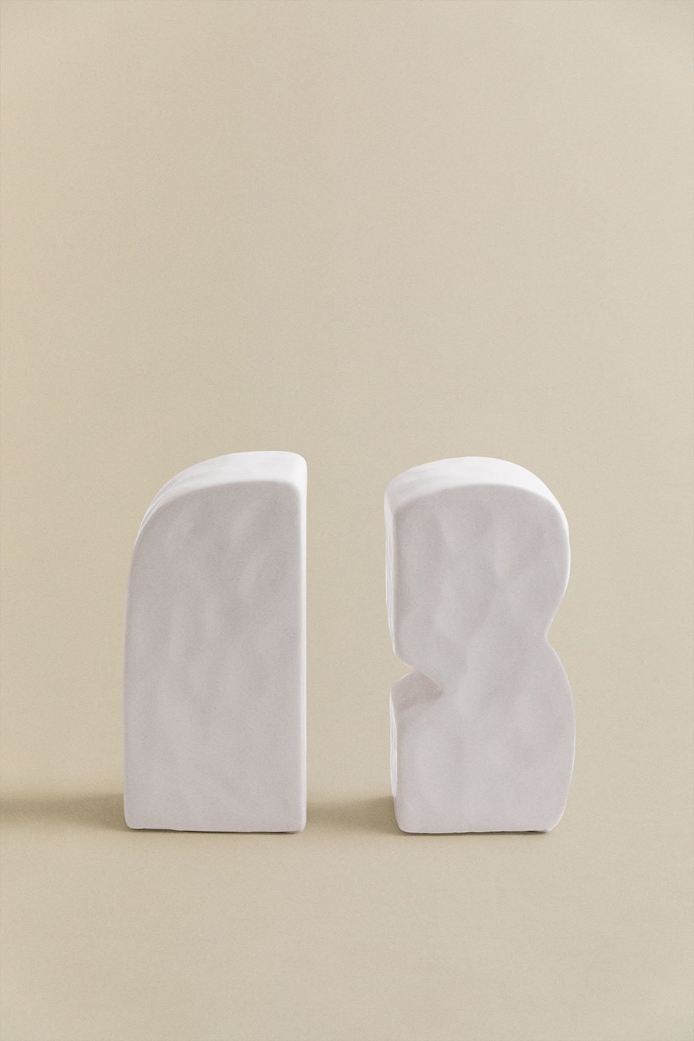Set di 2 fermalibri in cemento Adler