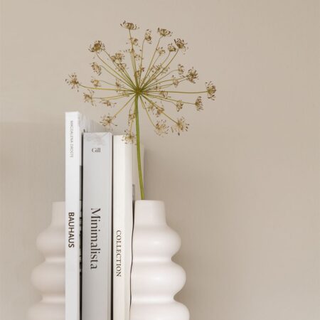 Set di 2 Fermalibri in Ceramica Crosby