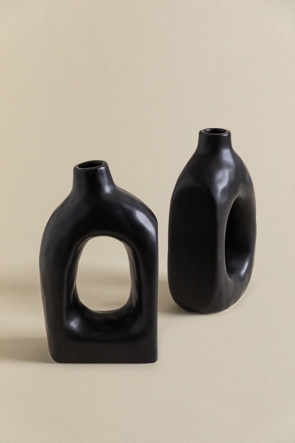 Set di 2 Fermalibri in Ceramica Offred