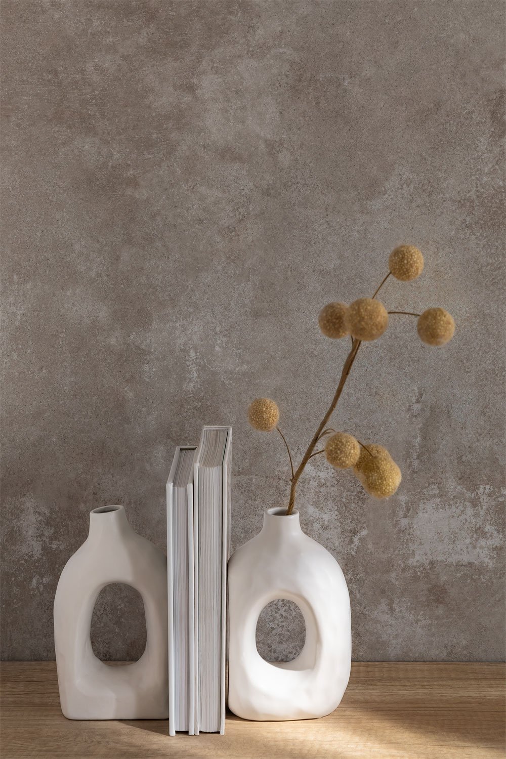 Set di 2 Fermalibri in Ceramica Offred