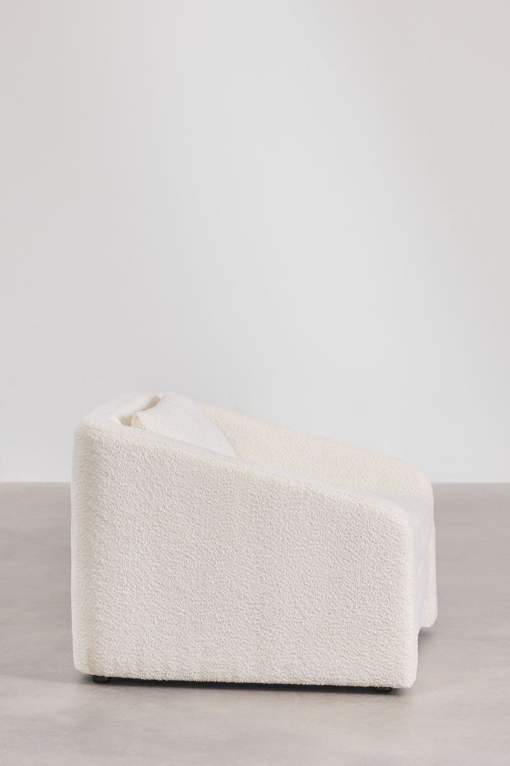 Set di 2 poltrone letto in tessuto bouclé Dalila